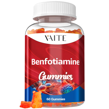 Benfotiamine 320mg Gummies with 45mg L-Leucine Supplement: Essential Vitamin B1 Complex for Men and Women, Non-GMO, Vegan & Gluten-Free - Supports Metabolism, Energy & Nervous System Health