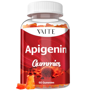 Apigenin Supplement 150mg - Chamomile Extract Vegan Gummies with Flavonoids, Bioflavonoids & Polyphenols - Plant-Based Relaxation Support - Liposomal Calm Formula - Non-GMO Herbal Mood Balance